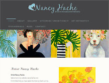 Tablet Screenshot of nancyhache.com